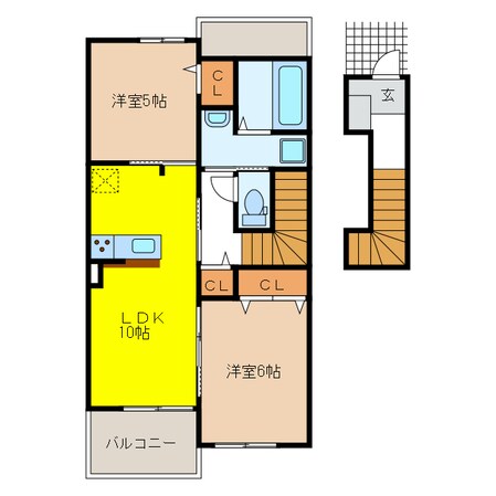 向日葵の和Ⅱの物件間取画像